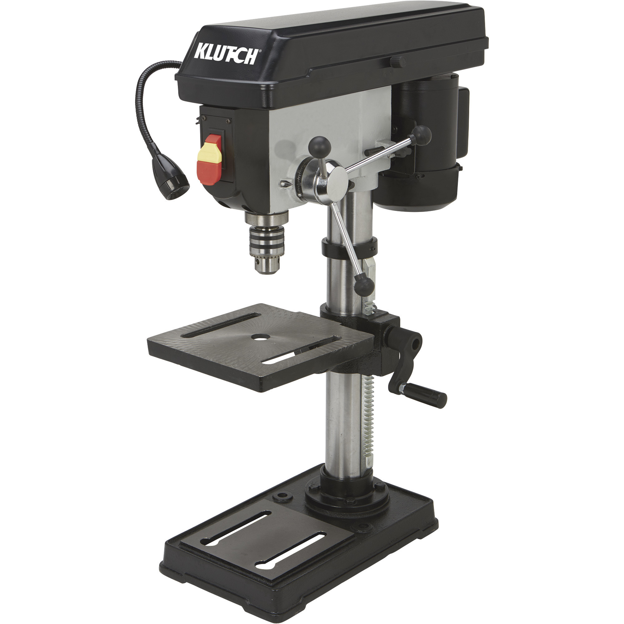 Klutch Benchtop Drill Press, 5-Speed, 10in., 1/2 HP, 120V